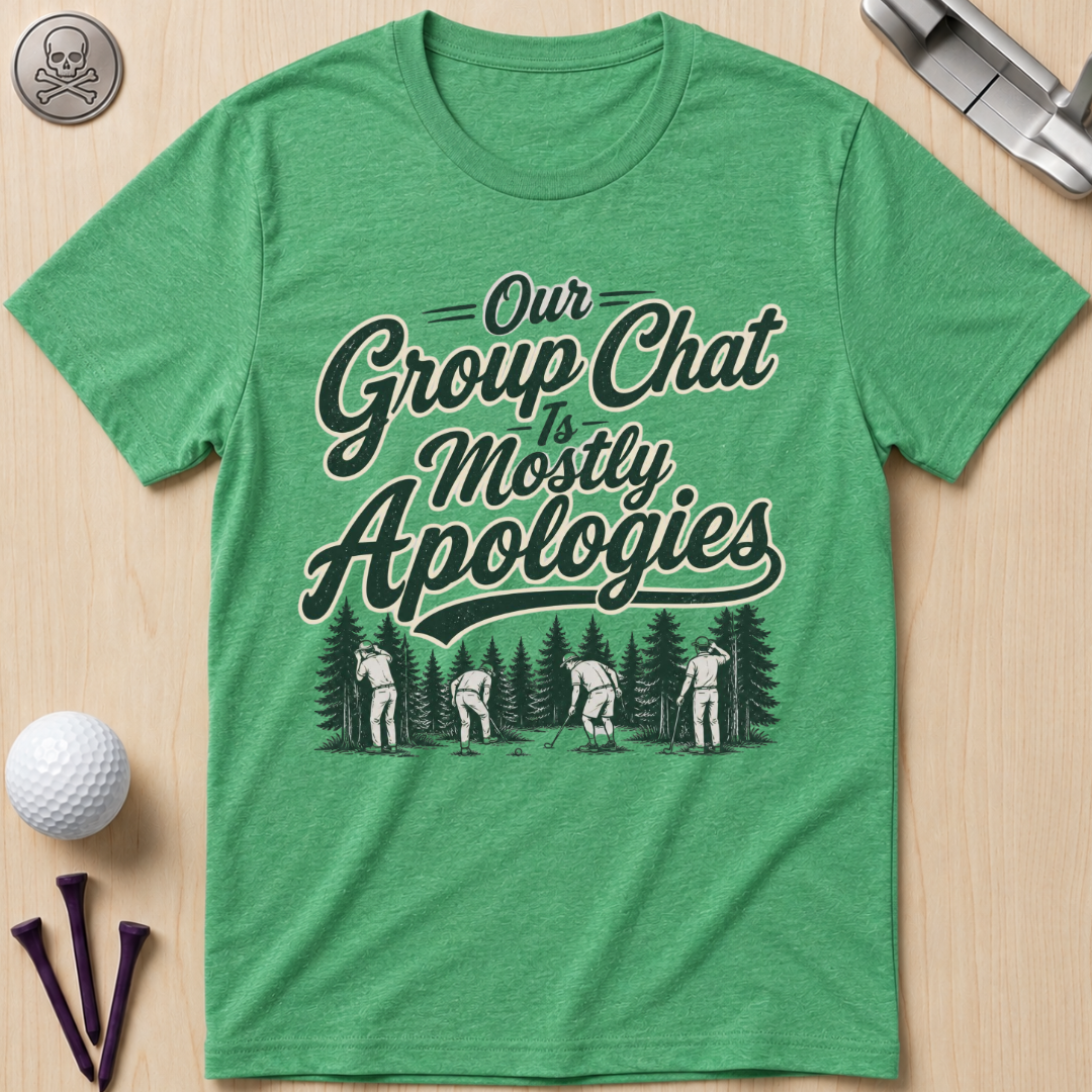 Our Group Chat is Mostly Apologies Golf T-Shirt