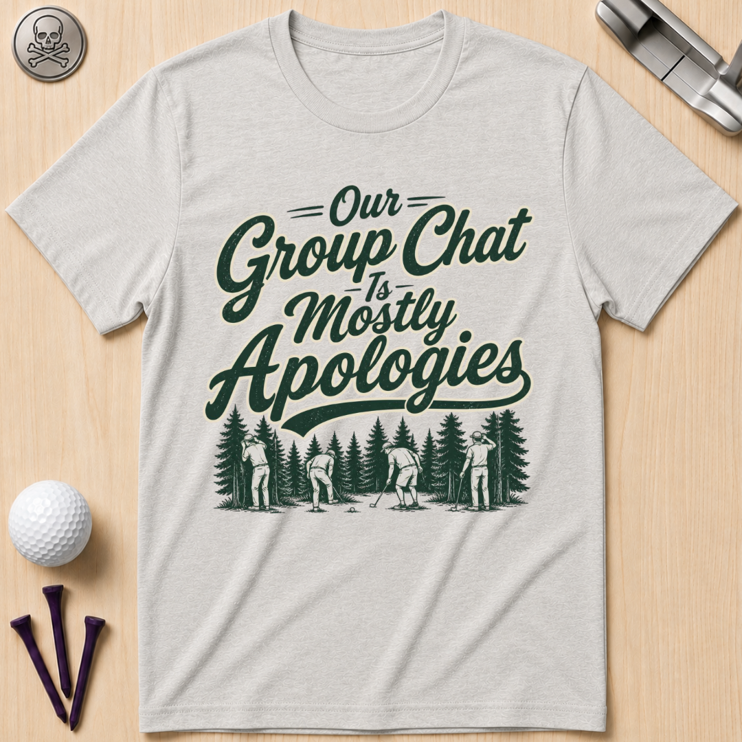 Our Group Chat is Mostly Apologies Golf T-Shirt