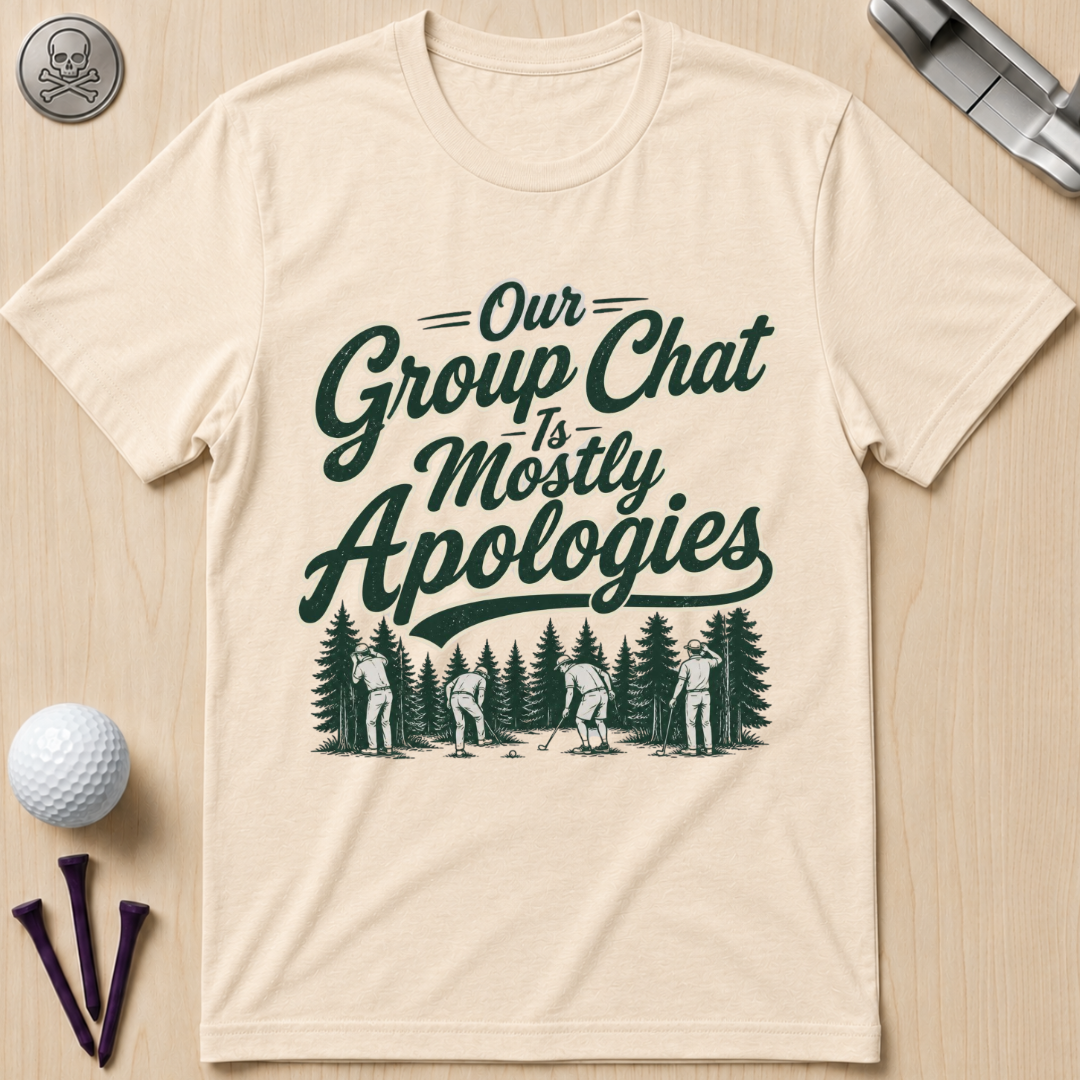 Our Group Chat is Mostly Apologies Golf T-Shirt