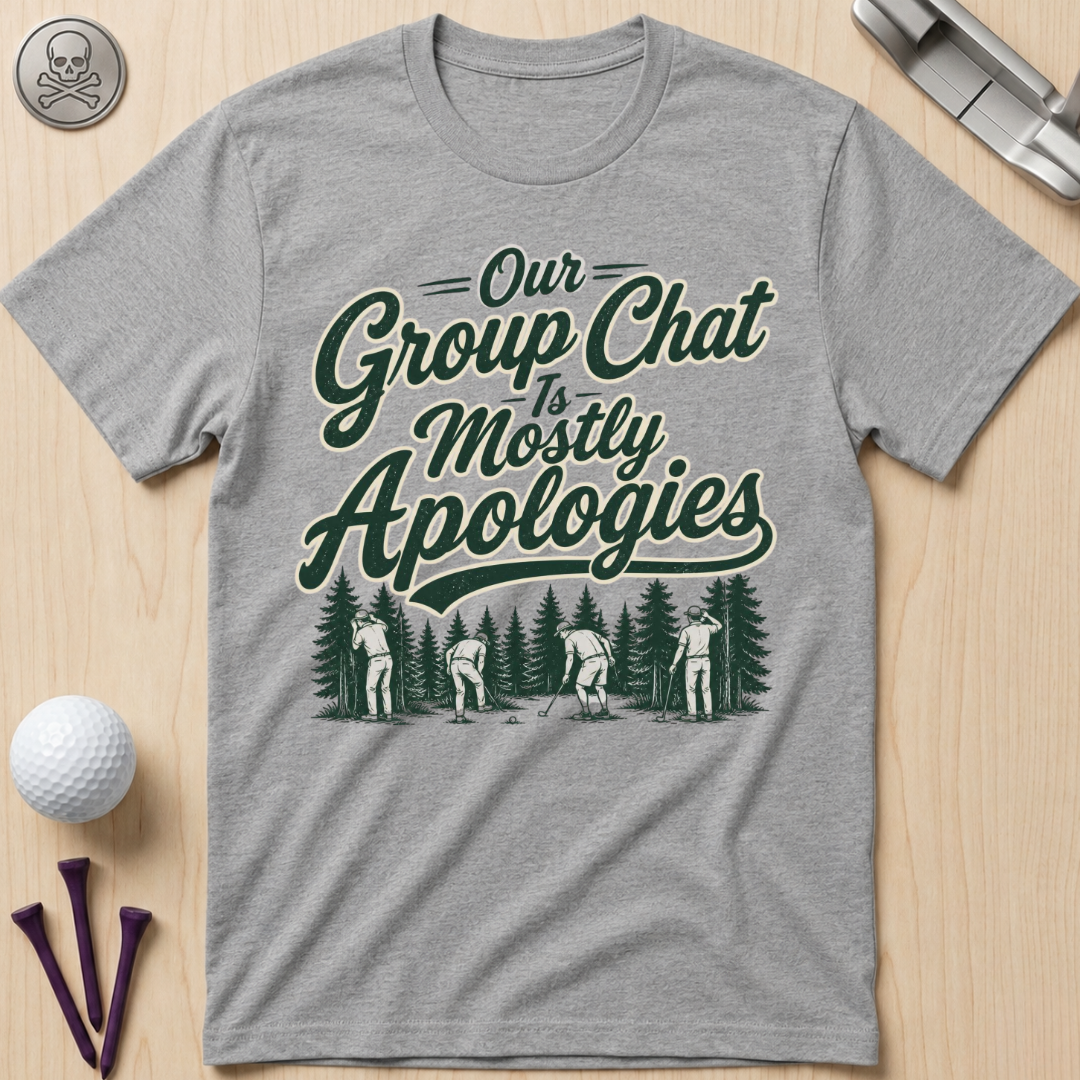 Our Group Chat is Mostly Apologies Golf T-Shirt