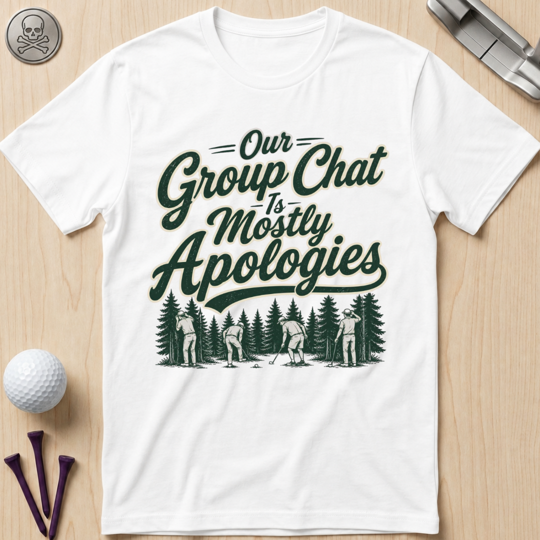 Our Group Chat is Mostly Apologies Golf T-Shirt