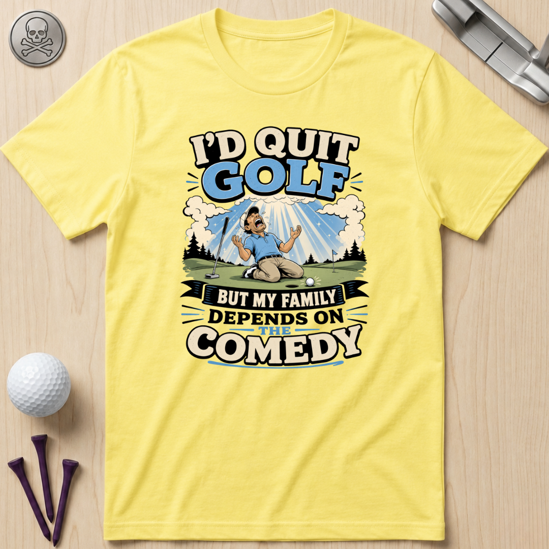 I'd Quit Golf But...Golf T-Shirt