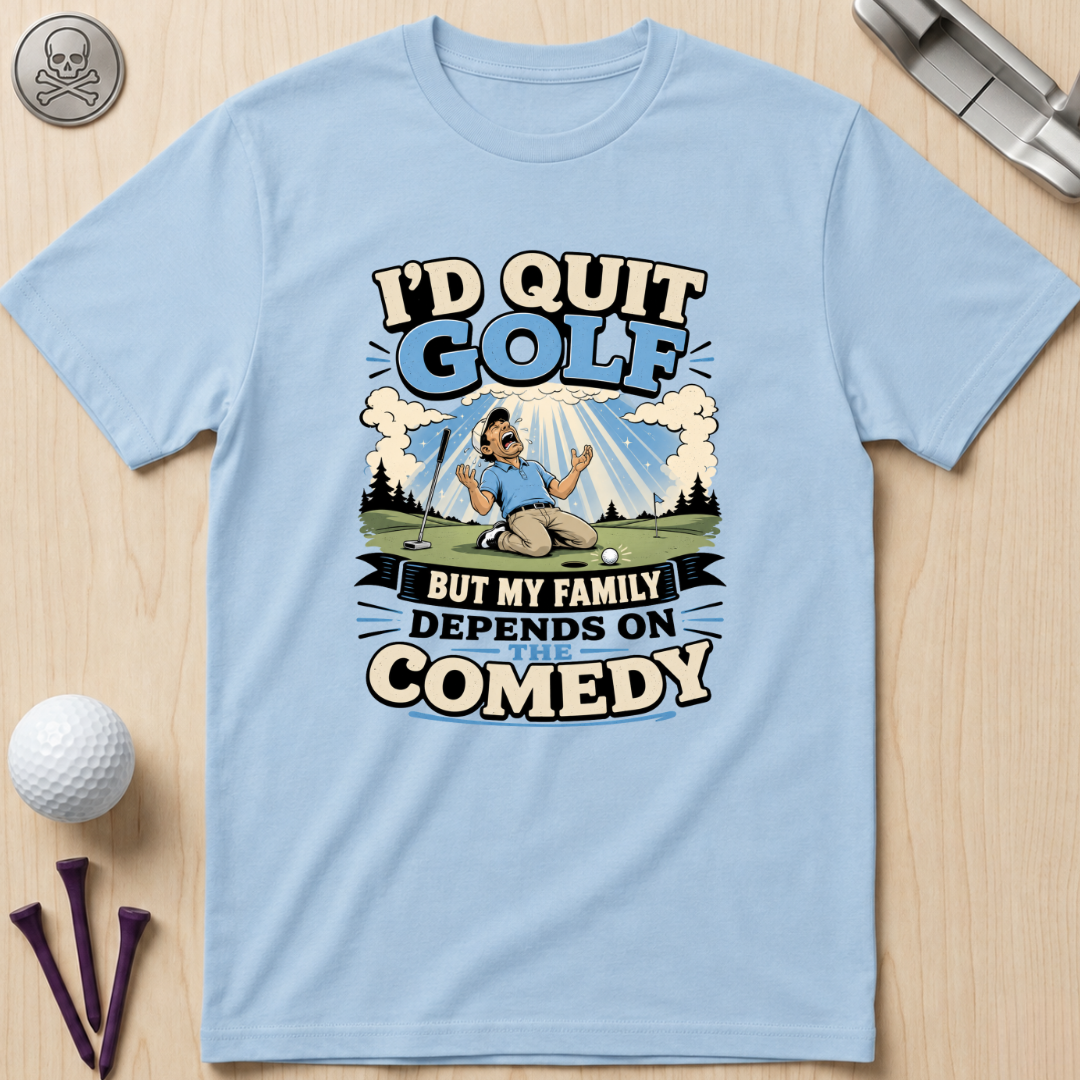 I'd Quit Golf But...Golf T-Shirt