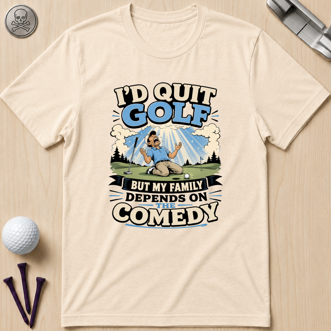 I'd Quit Golf But...Golf T-Shirt