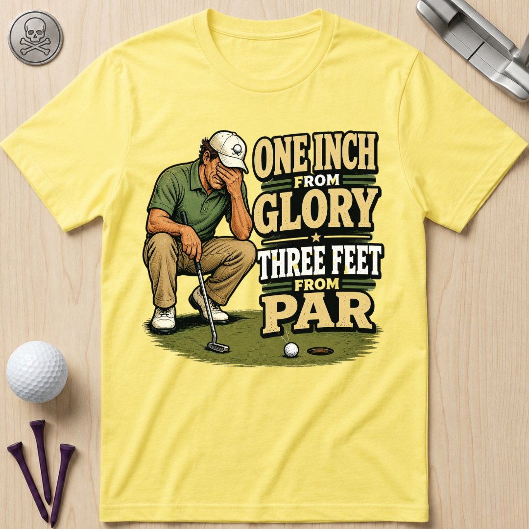 One Inch from Glory Golf T-Shirt