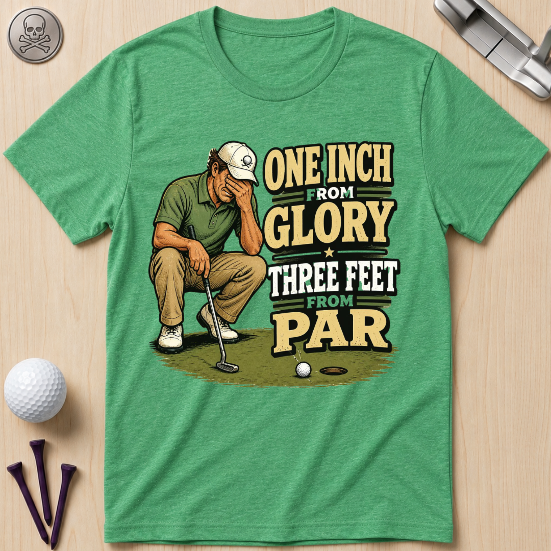 One Inch from Glory Golf T-Shirt