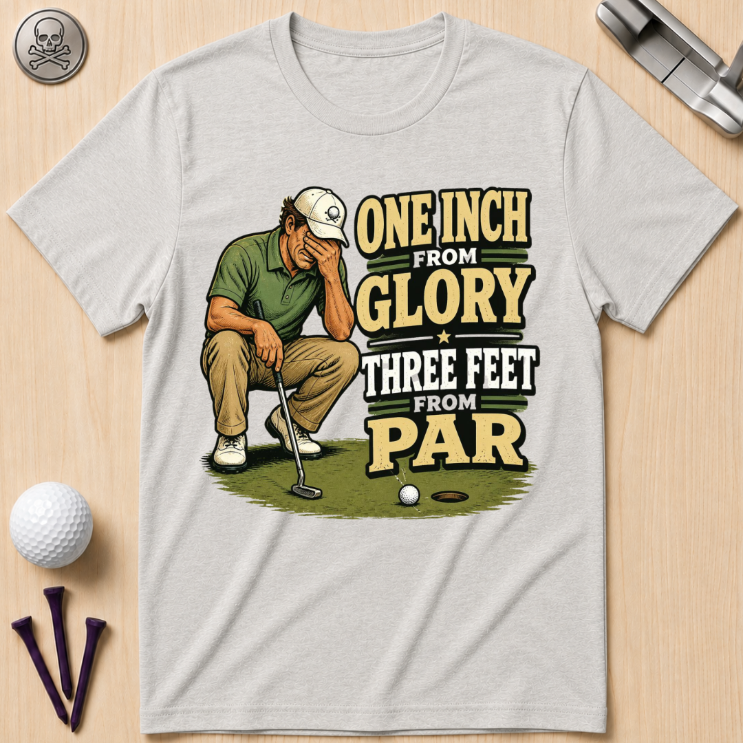 One Inch from Glory Golf T-Shirt