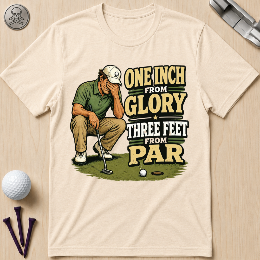 One Inch from Glory Golf T-Shirt