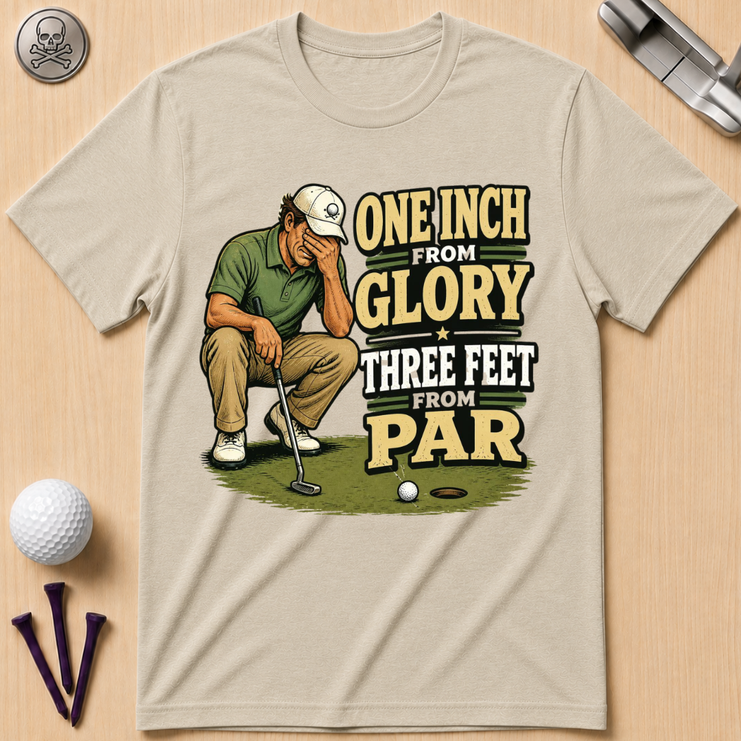 One Inch from Glory Golf T-Shirt