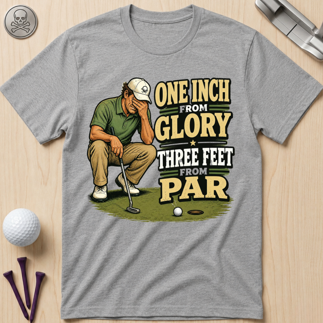 One Inch from Glory Golf T-Shirt