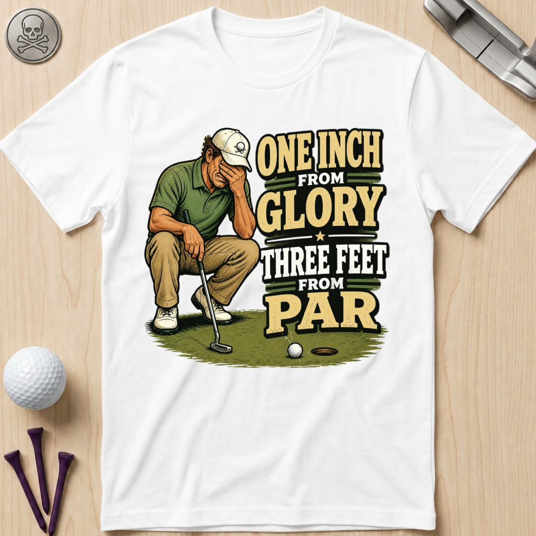 One Inch from Glory Golf T-Shirt