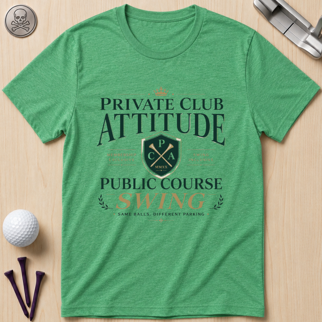 Private Club Attitude Golf T-Shirt
