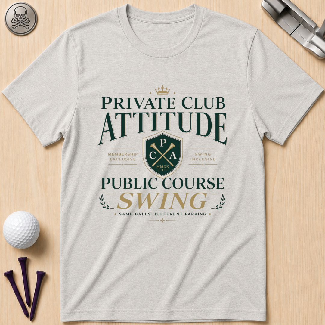 Private Club Attitude Golf T-Shirt