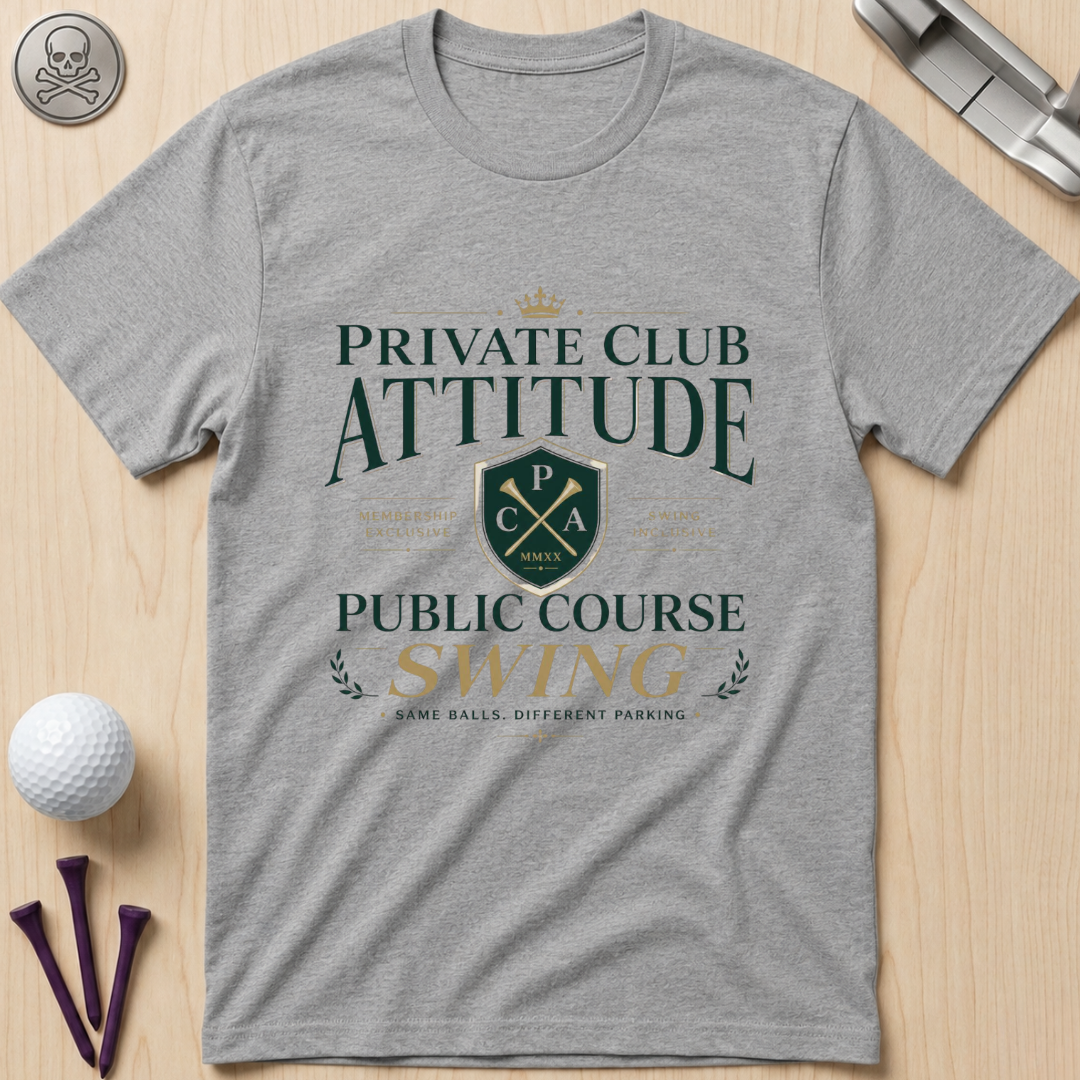 Private Club Attitude Golf T-Shirt