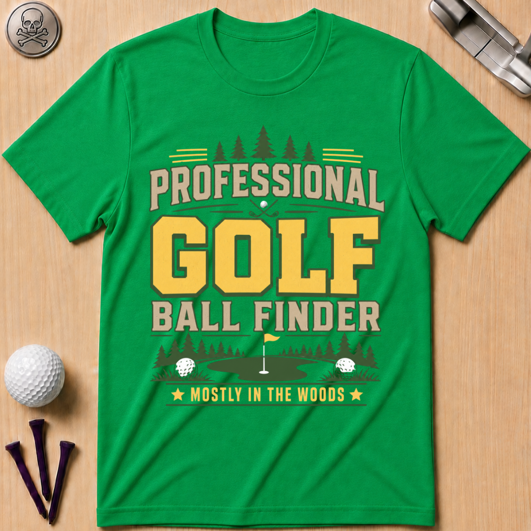 Professional Golf Ball Finder Golf T-Shirt