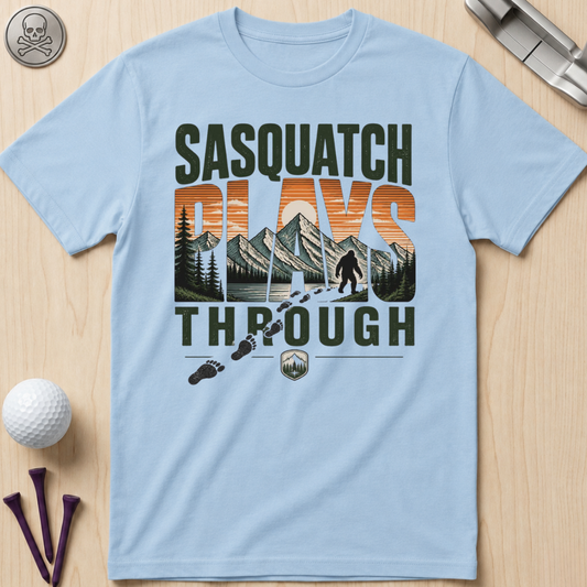 Sasquatch Plays Through T-Shirt