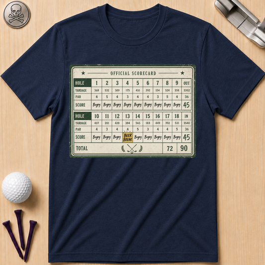 Golf Scorecard T-Shirt