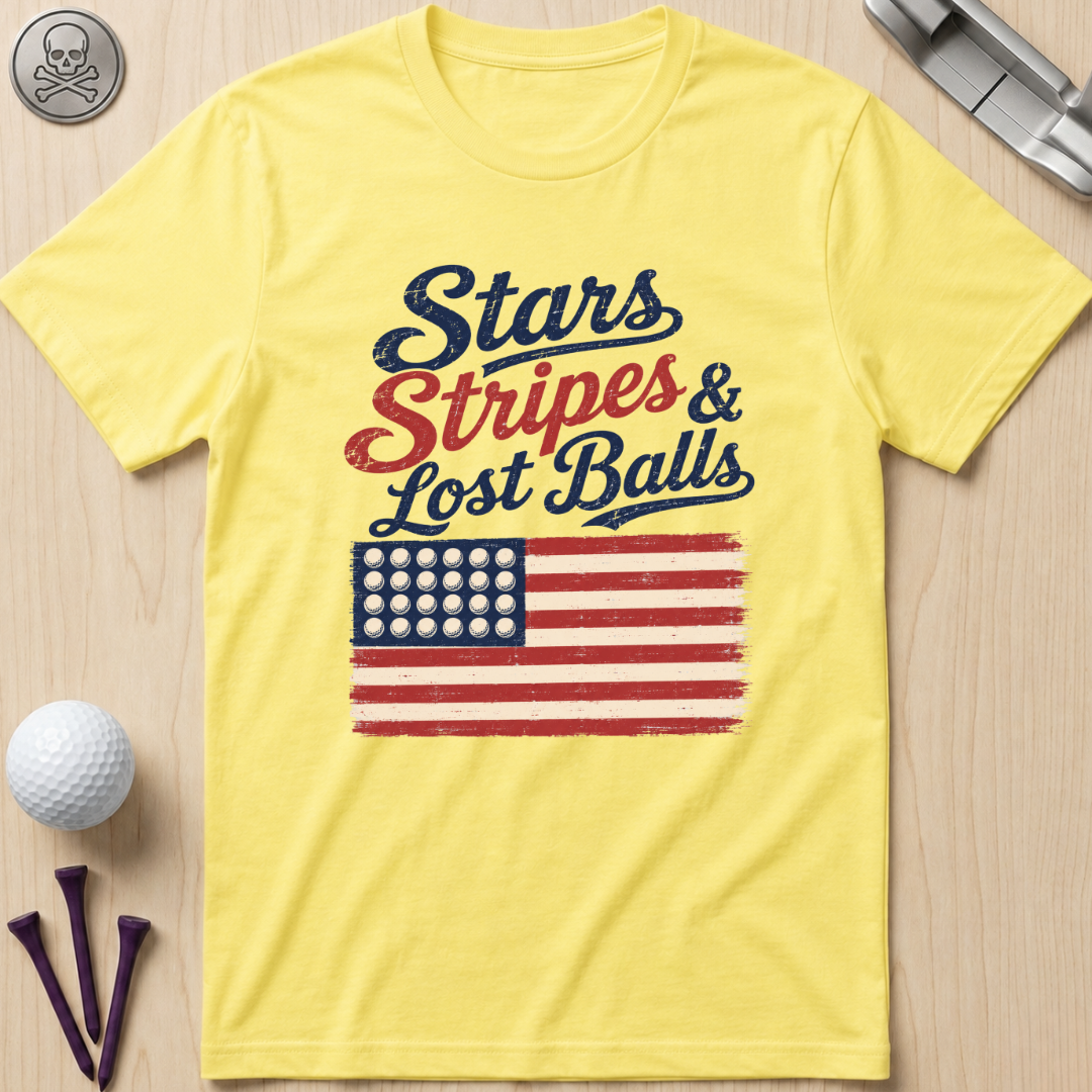 Stars Stripes & Lost Balls T-Shirt