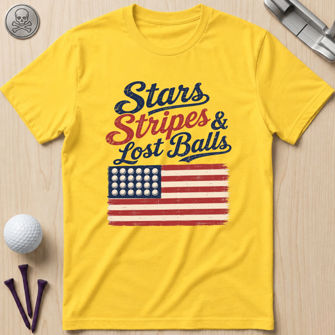 Stars Stripes & Lost Balls T-Shirt