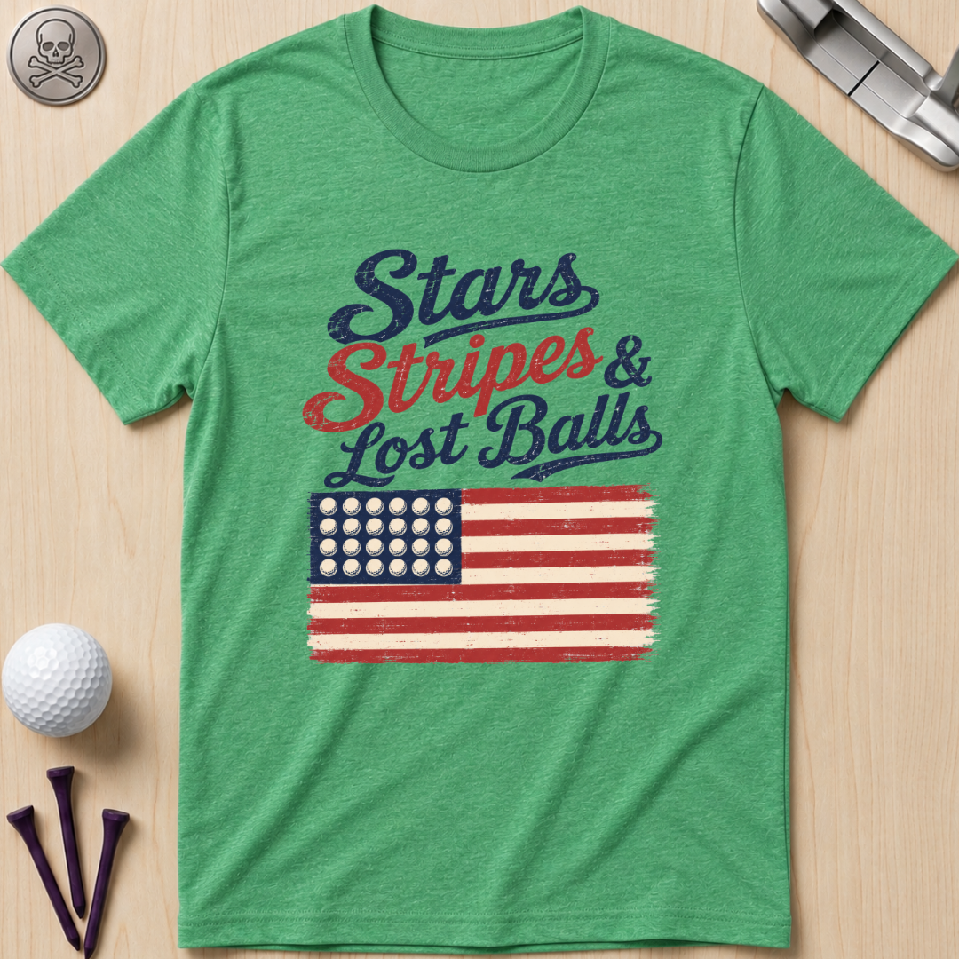 Stars Stripes & Lost Balls T-Shirt