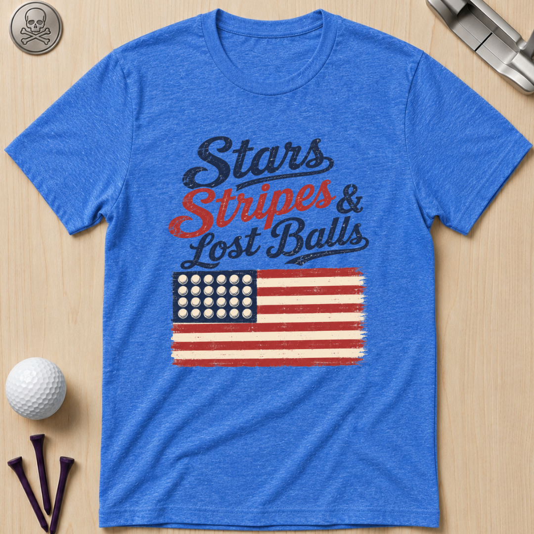 Stars Stripes & Lost Balls T-Shirt