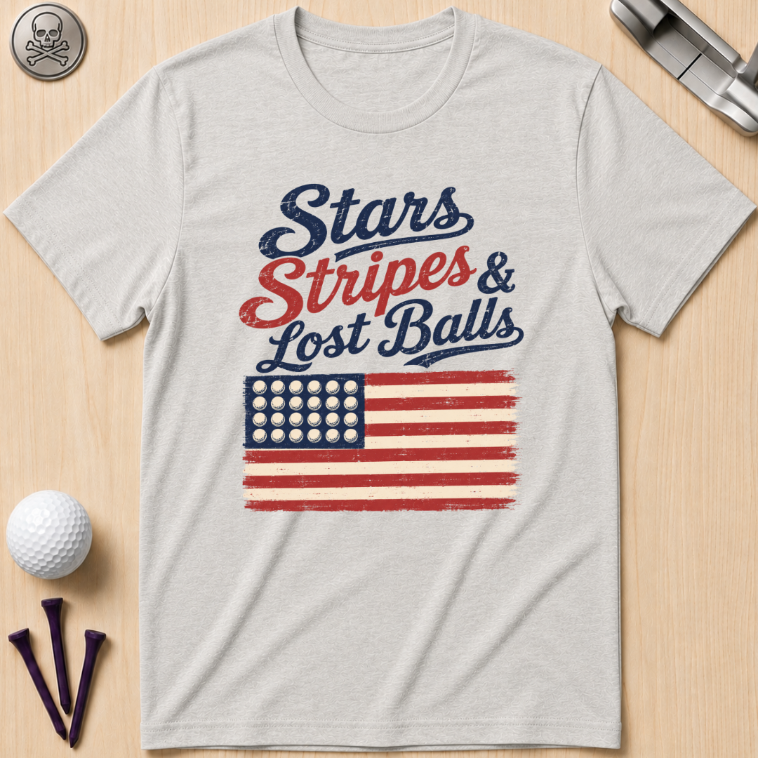 Stars Stripes & Lost Balls T-Shirt