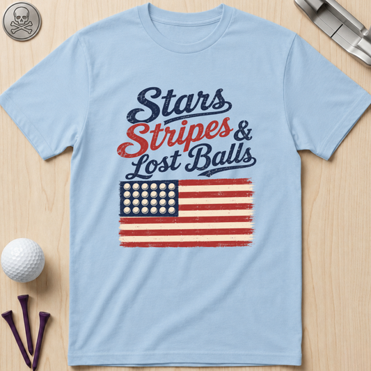 Stars Stripes & Lost Balls T-Shirt