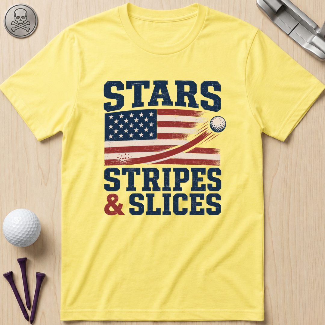 Stars, Stripes, & Slices Golf T-Shirt