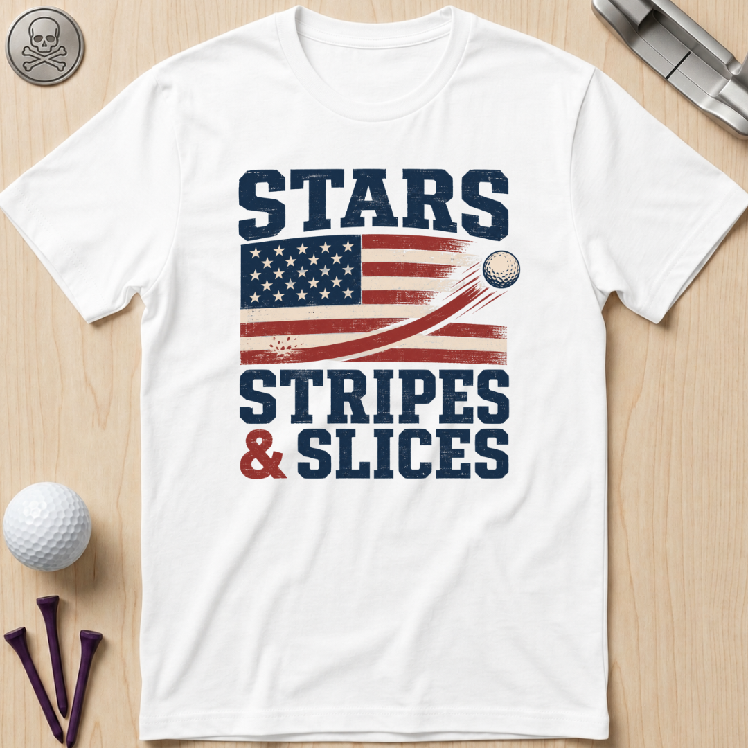 Stars, Stripes, & Slices Golf T-Shirt